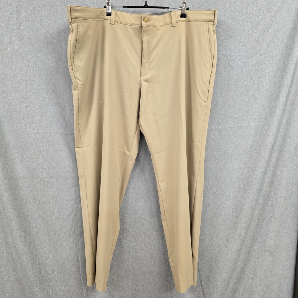 Ben Hogan Performance Mens Golf Pants Khaki Tan Stretch Moisture Wicking 42x32